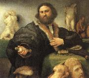 Lorenzo Lotto Andrea Odoni oil painting on canvas